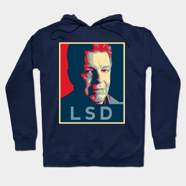 LSD Poster Hoodie by JohnLucke